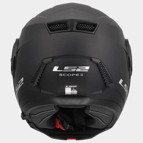 CASCO ABATIBLE LS2 SCOPE II SOLID NEGRO